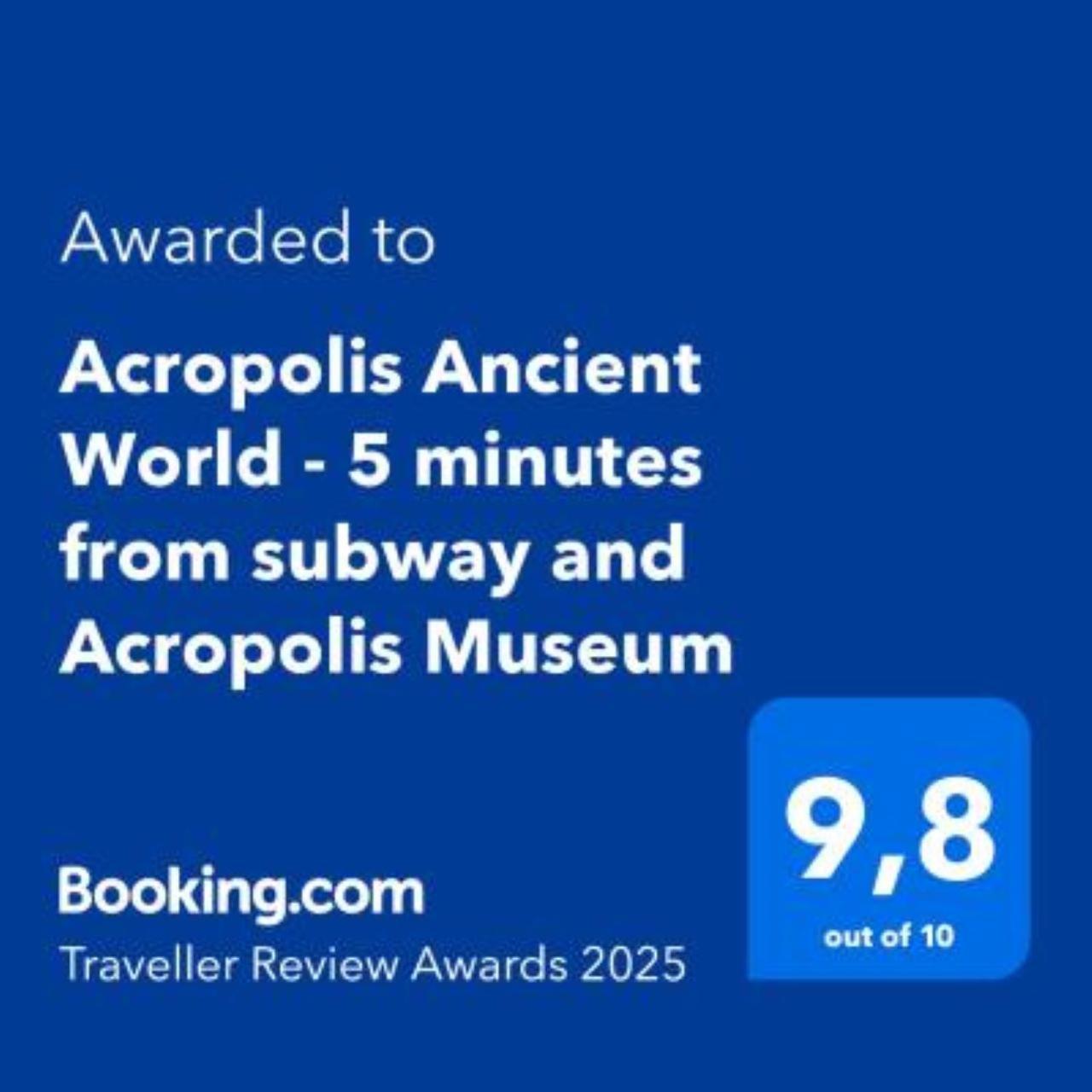 Acropolis Ancient World - 5 Minutes From Subway And Acropolis Museum Appartement Athene Buitenkant foto